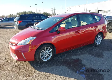 2012 Toyota Prius V Five from USA, damaged, VIN JTDZN3EU2C3152466